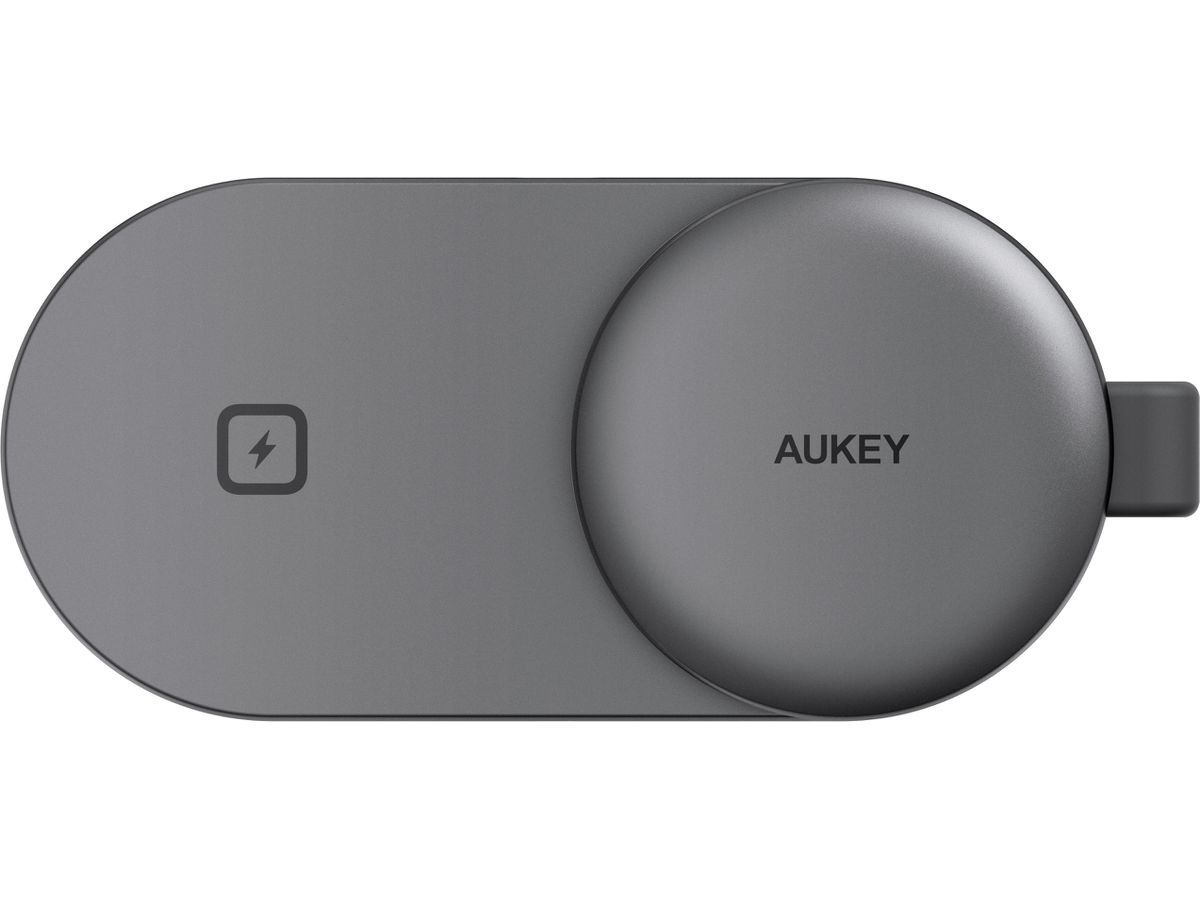 AUKEY MagFusionC 3-IN-1 foldable LC-MC313 Wirel.Charger Qi2 15W+5W+5W (0689323790555)