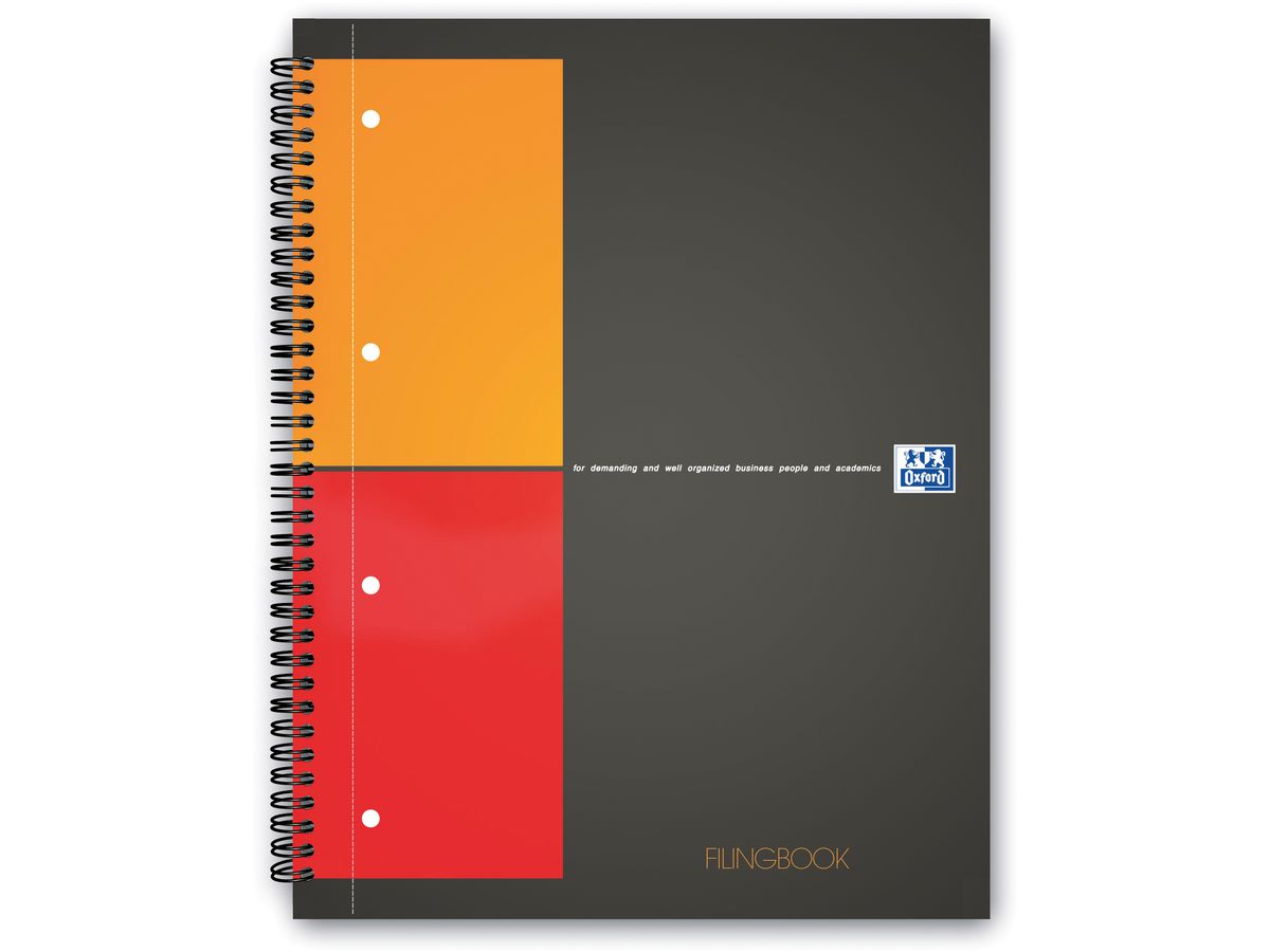 OXFORD Filingbook A4+ 100100739 quadrillée, 80g 100 flls. (3020120015019)