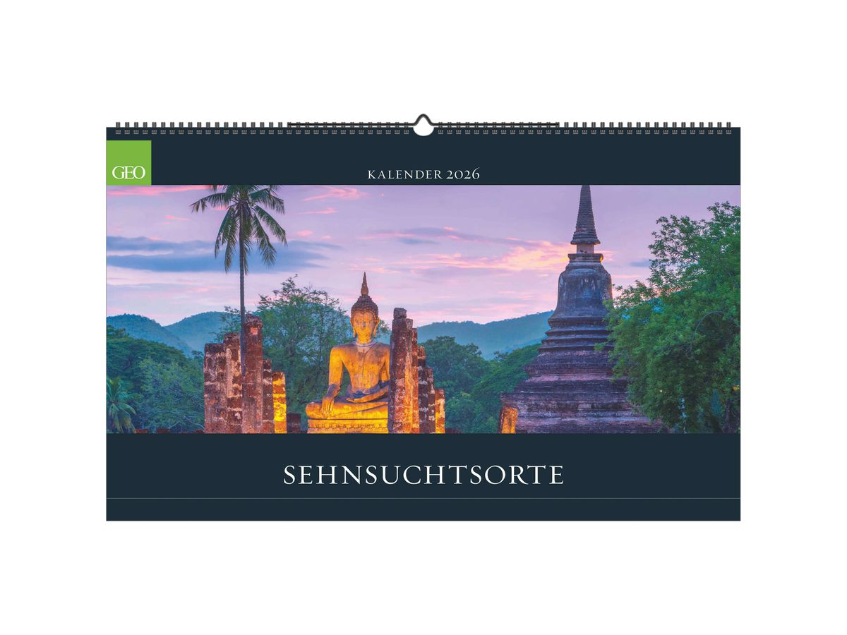 GEO Bildkalender 2026 4069095006935 GEO Sehnsuchtsorte 58x36cm (4069095006935)