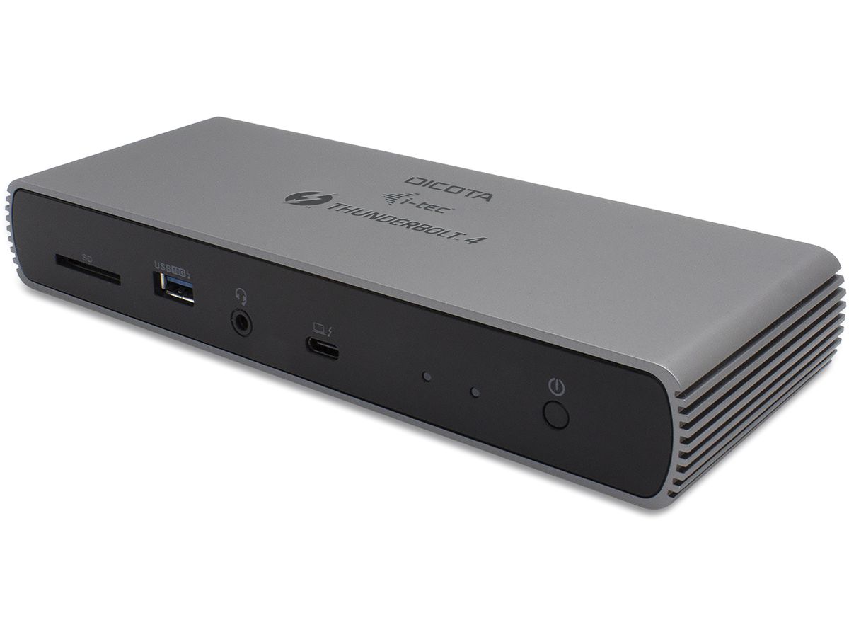 DICOTA USB-C TB4 10in1 DockingStation D32006-CH 8K HDMI/TB4 PD 96W 2.5G black (7640239428652)