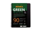RHODIA Greenbook Carnet A5 119915C ligné 90g 160 f. (3037921199152)
