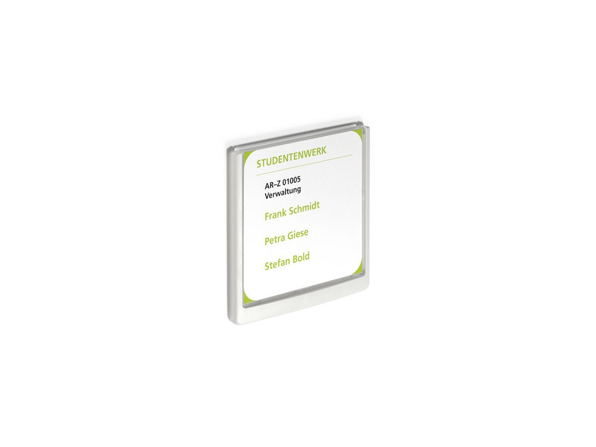 DURABLE Plaque de porte Click Sign 486237 graphite,plastique 149x148.5mm (4005546404684)