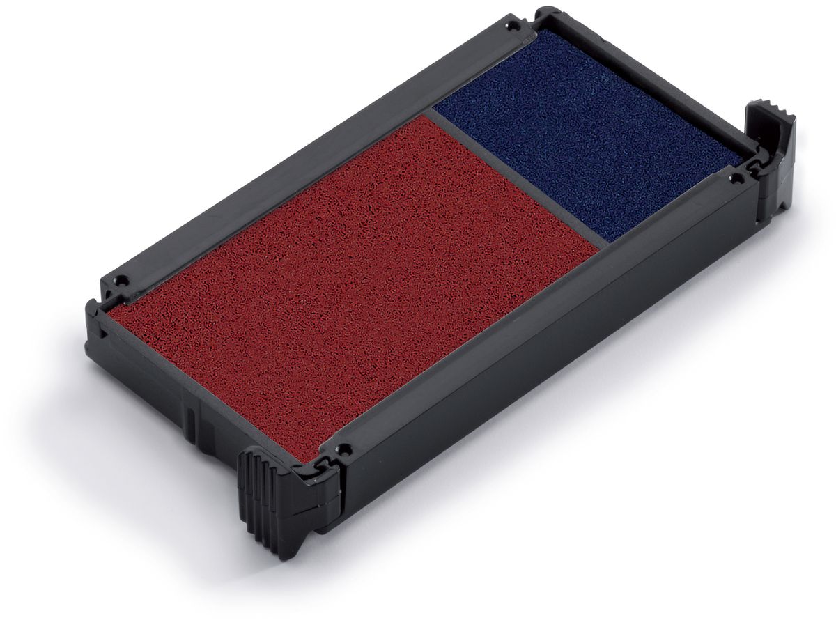 TRODAT Tampon encreur 6/4912EKRB rouge/bleu (0092399814238)