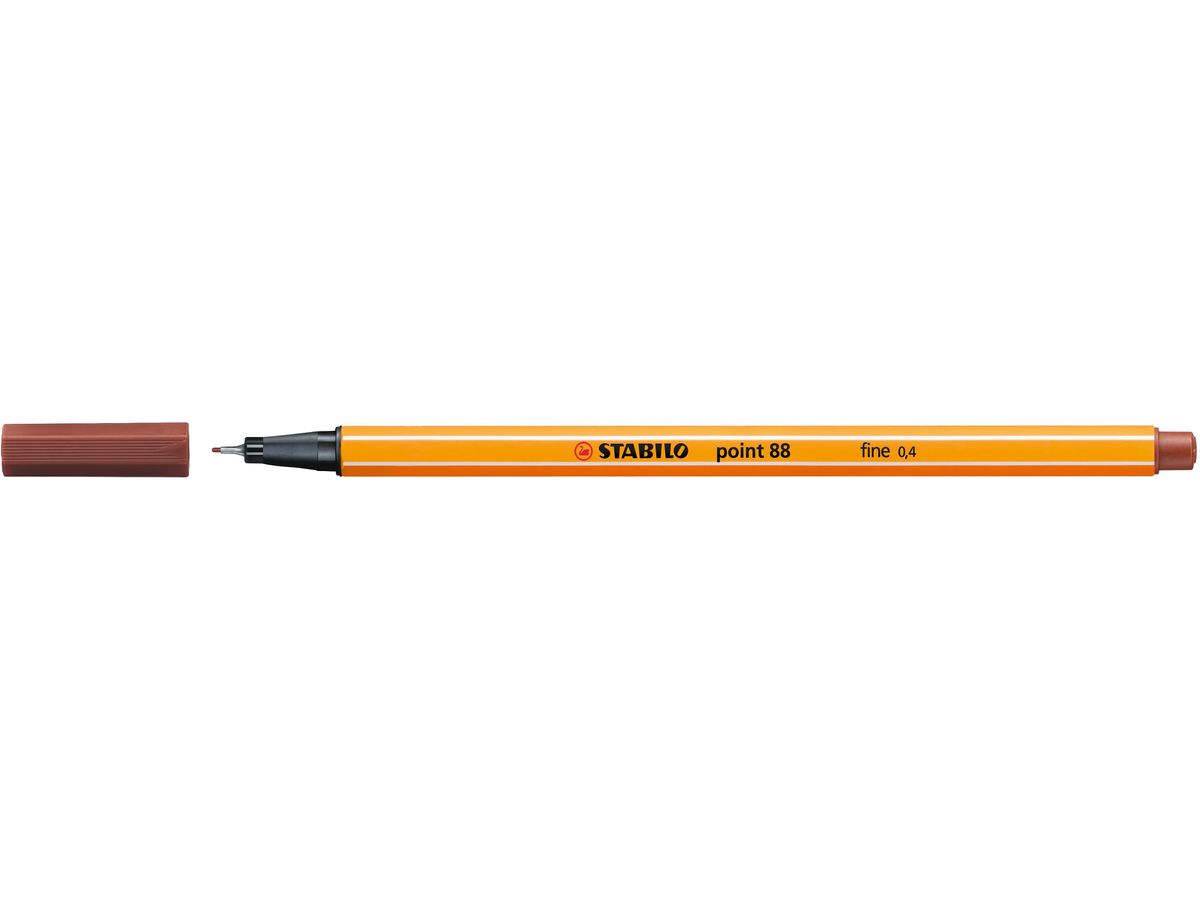 STABILO Fineliner Point 88 0.4mm 88/75 siena (4006381493277)