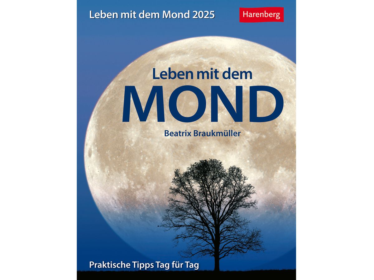 HARENBERG Abreisskalender 2026 2899300+26 Leben mit Mond DE 12.5x16cm (9783840036125)
