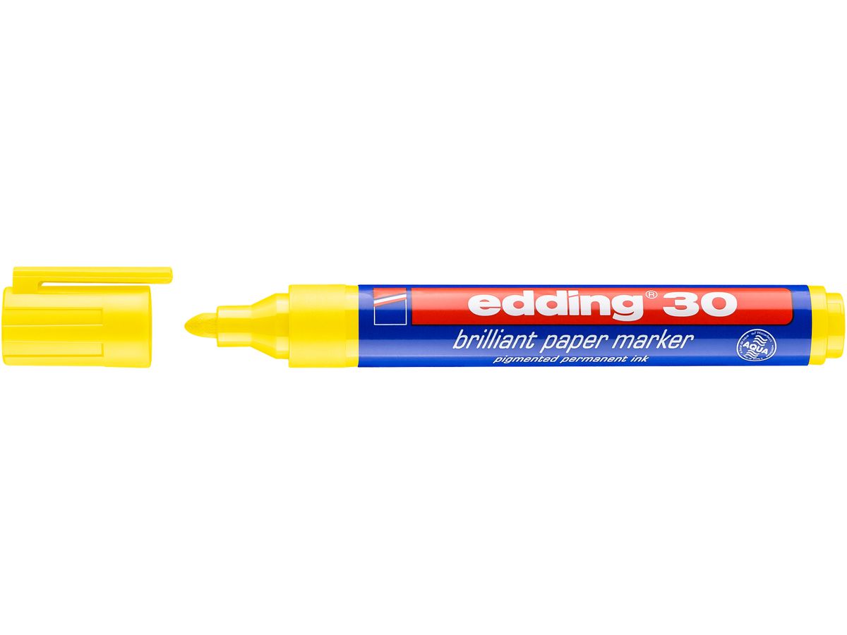 EDDING Permanent Marker 30 1,5-3mm 30-5 jaune (4004764064458)