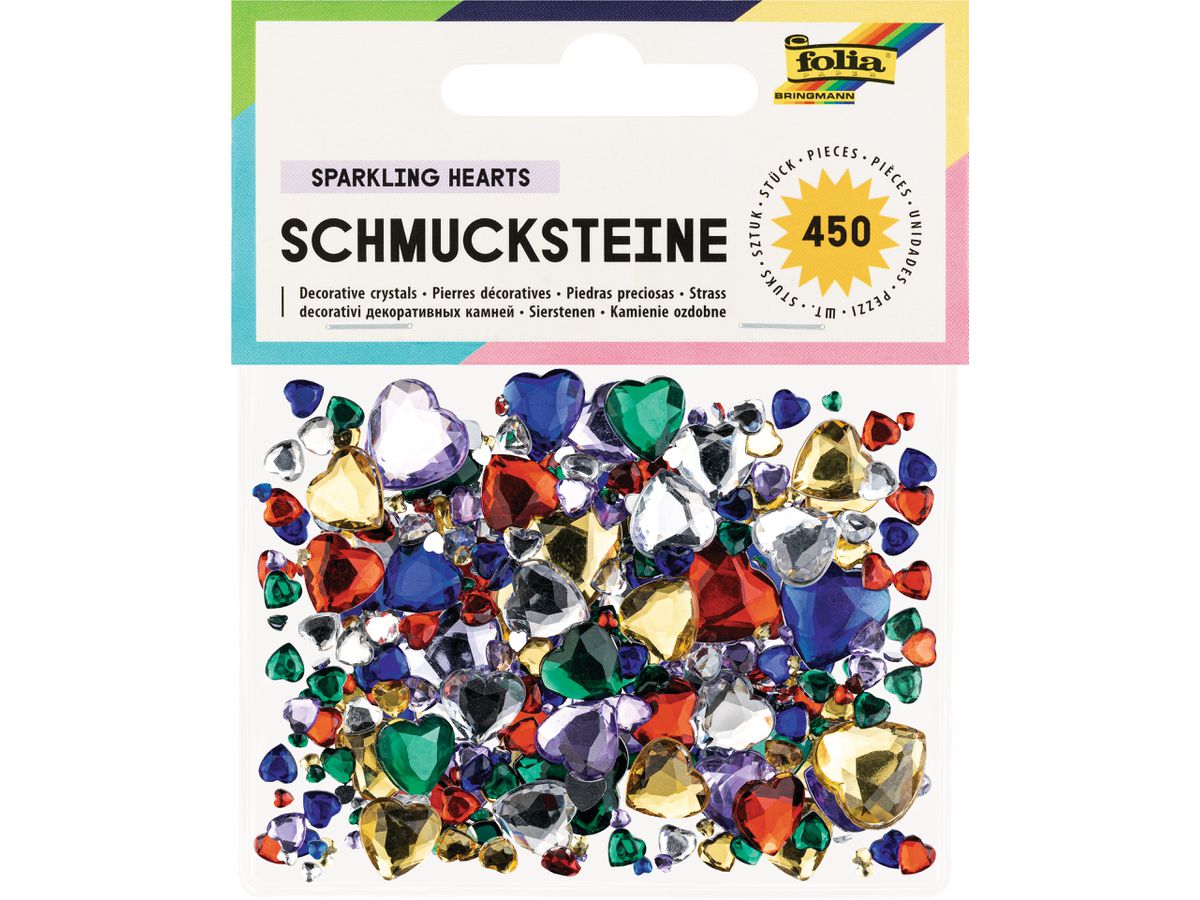 FOLIA Pierres Strass 1241 Sparkling Hearts (4001868012415)