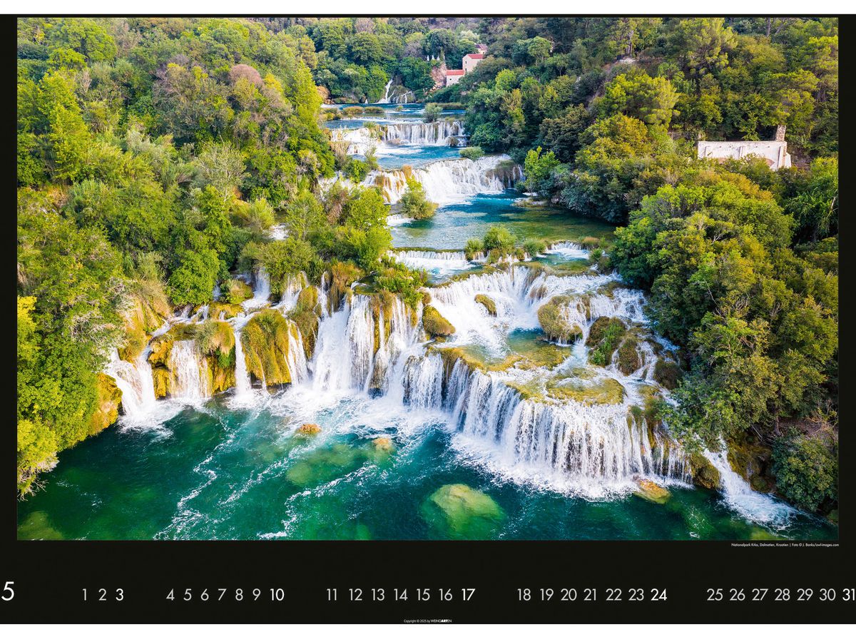 WEINGARTEN Calendario 2026 2951900+26 Die Erde von oben DE 68x49cm (9783839901632)