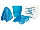 LEITZ Papierkorb WOW 15 Liter 52781036 blau (4002432101542)