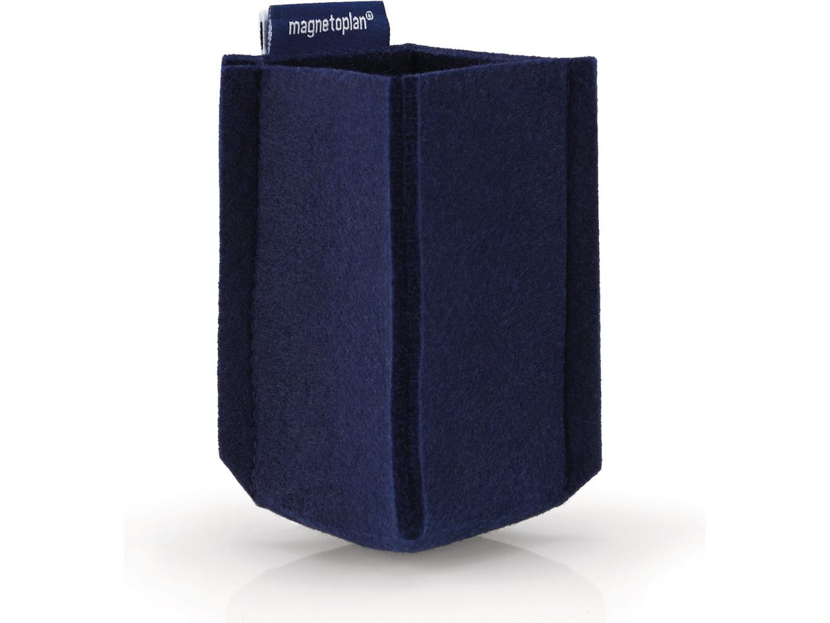 MAGNETOPLAN Porte stylo magnetoTray S 1227614 bleu, feutre recyclé (4013695062822)