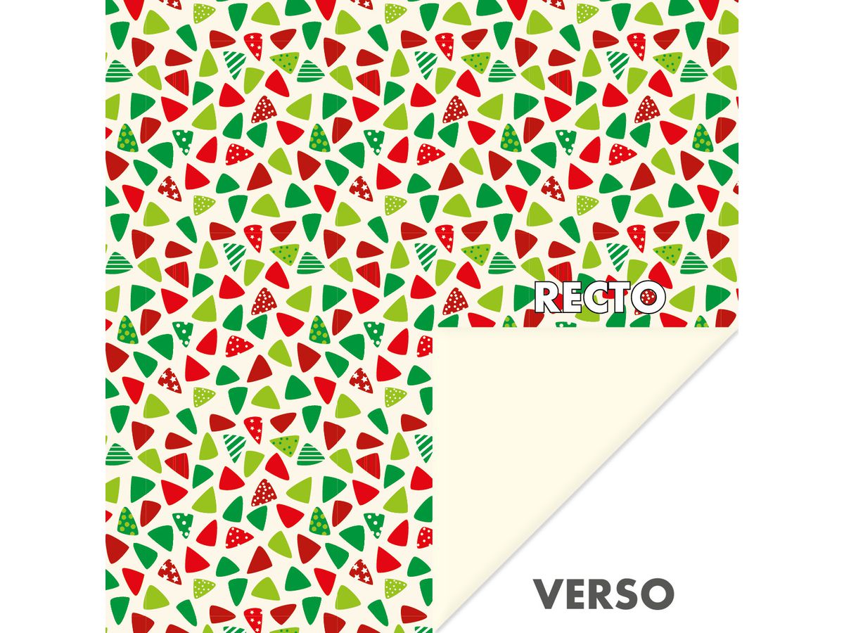 MANDARINE Dépliants Origami 20x20cm OR506C X-Mas 70g 60 feuilles (3609510575069)