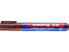 EDDING Permanent Marker 33 1-5mm 33-7 marrone (4004764064632)