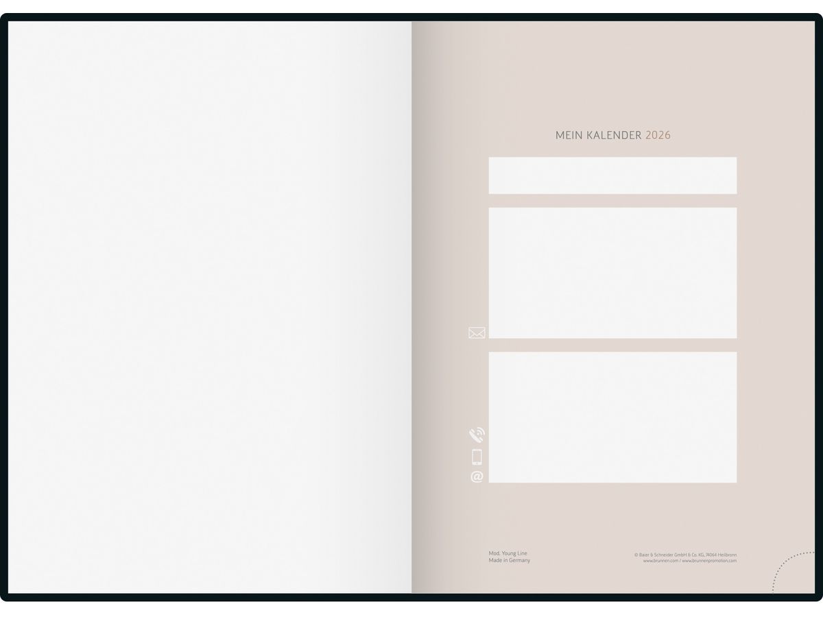 RIDOIDE Design Line 2026 7021503906.26 1S/2P Love AL 14.8x21cm (4061947145786)