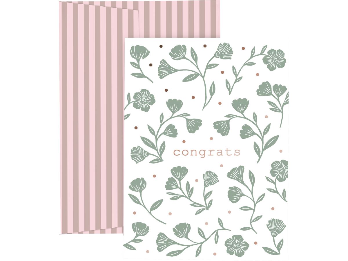 STEWO Carte cadeau Olena A6 2581520445 vert/rose (7630050881668)