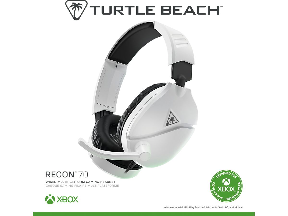 TURTLE BEACH Ear Force Recon 70X White TBS-2001-15 Headset, Xbox SeriesX (0731855020010)
