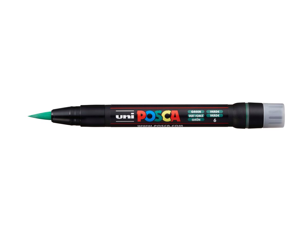 POSCA Pinsel-Marker 1-10mm PCF350 GREEN grün (4902778559734)