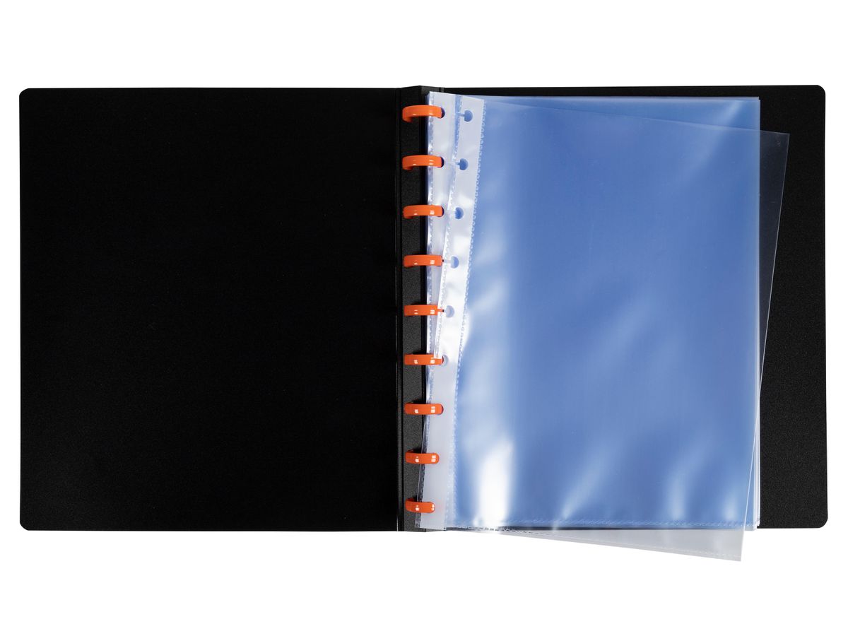 EXACOMPTA Libro Exaview A5 86034E nero 30 maniche (3130630860341)