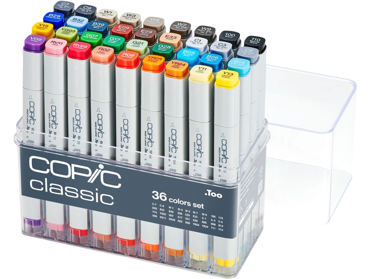 COPIC Marker Classic 20075158 Basis-Set, 36 pcs. (4511338063361)