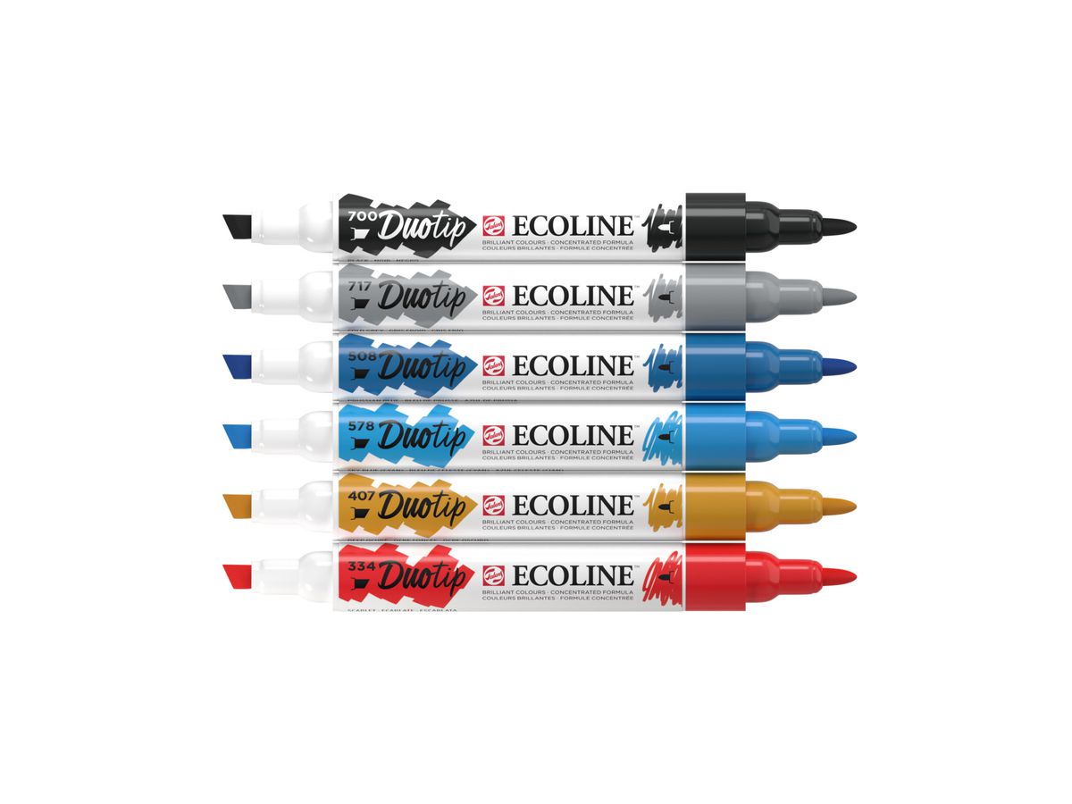 TALENS Ecoline Duotip Urban Landscape 11609913 6 couleurs (8712079470050)