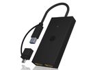 ICY BOX Mobiler USB-Dual HDMI Splitter IB-SPL1029AC USB 3.2 Type-A / C (4250078173403)