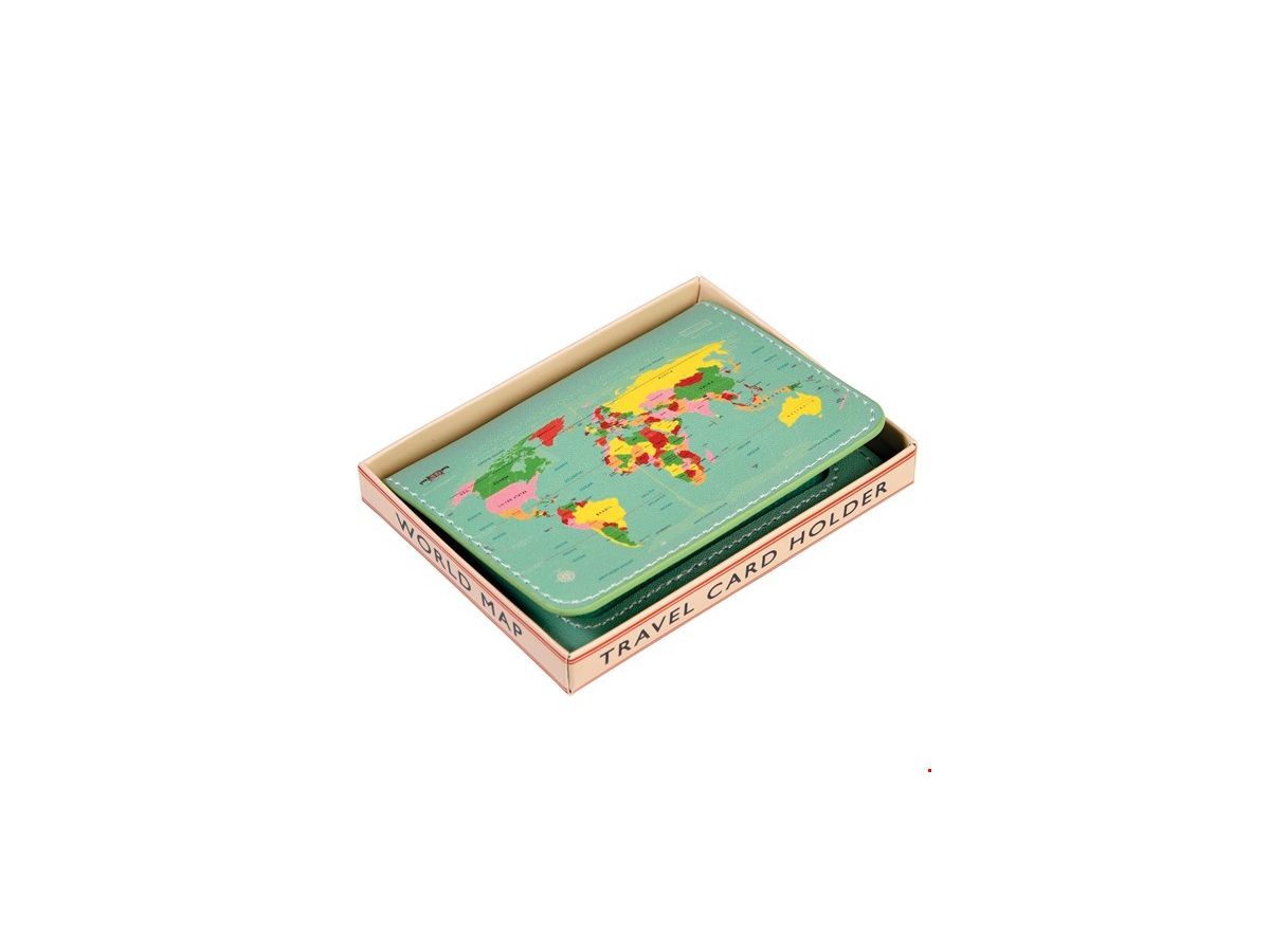 ROOST Travel Card Holder World Map 26590 11x8x1.5cm (5027455408484)