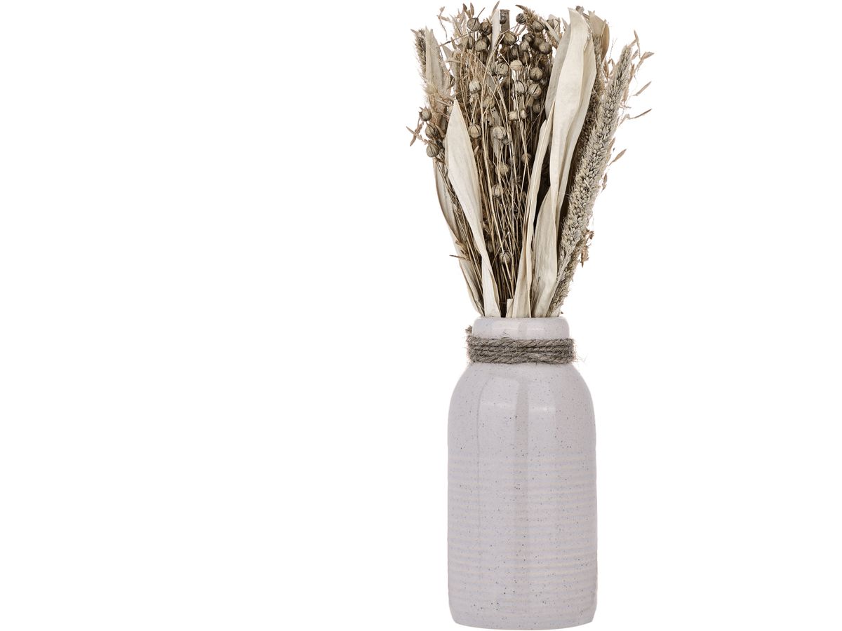 EGLO Fleurs séchées CARAQ 28cm 428079 beige, avec vase (9008606266876)