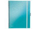 LEITZ Spiralbuch WOW A4 46440051 eisblau (4002432108459)