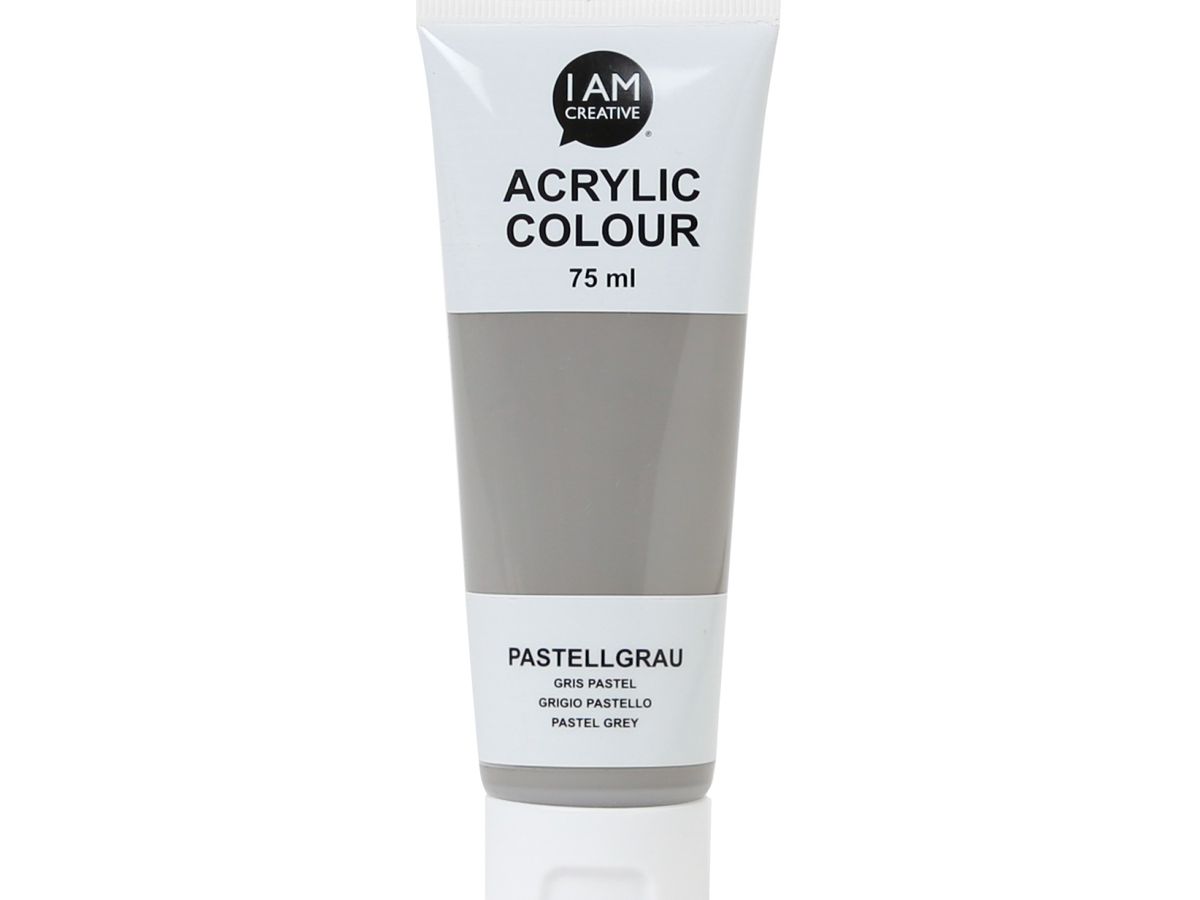 I AM CREATIVE Peinture acrylique 75ml 2001.37 gris pastel (7611983216833)