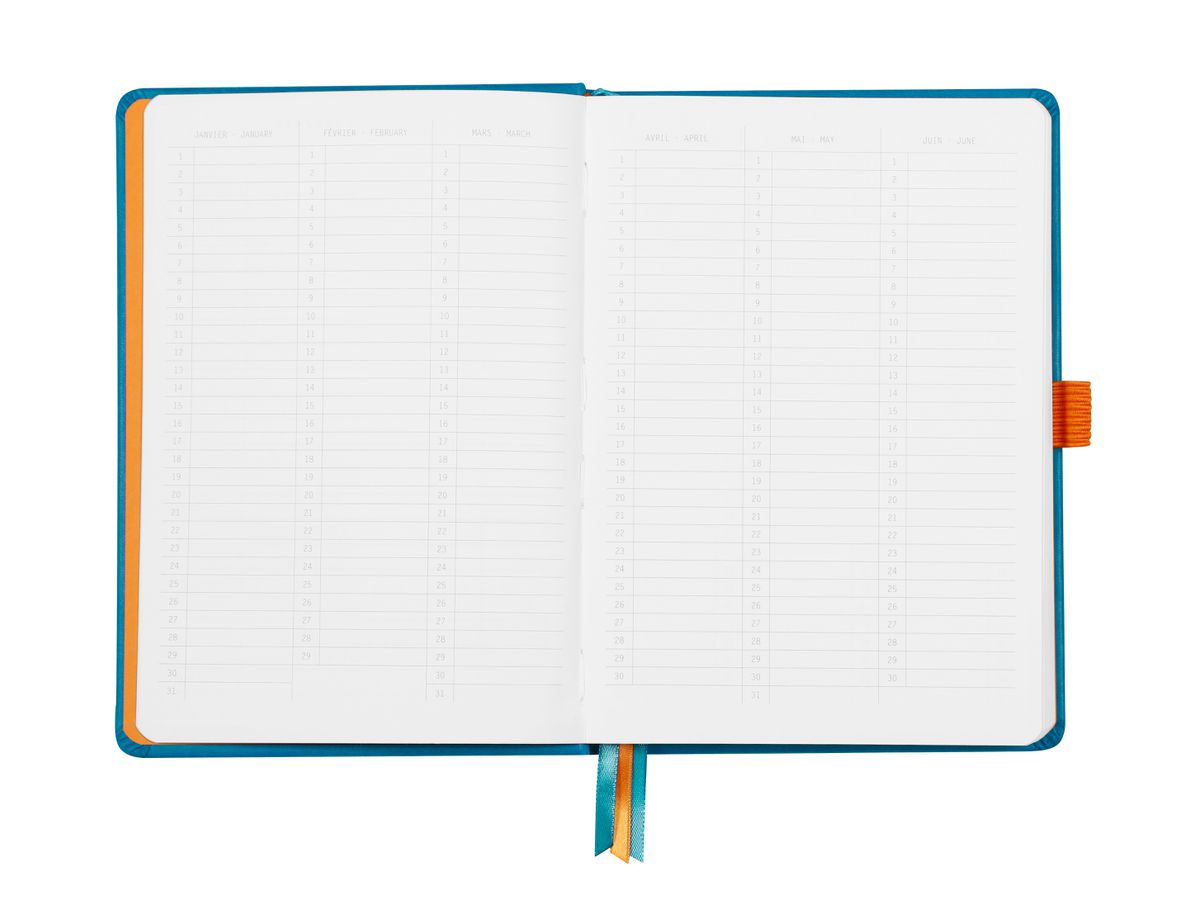 RHODIA Goalbook Notizbuch A5 118576C Hardcover türkis 240 S. (3037921185766)