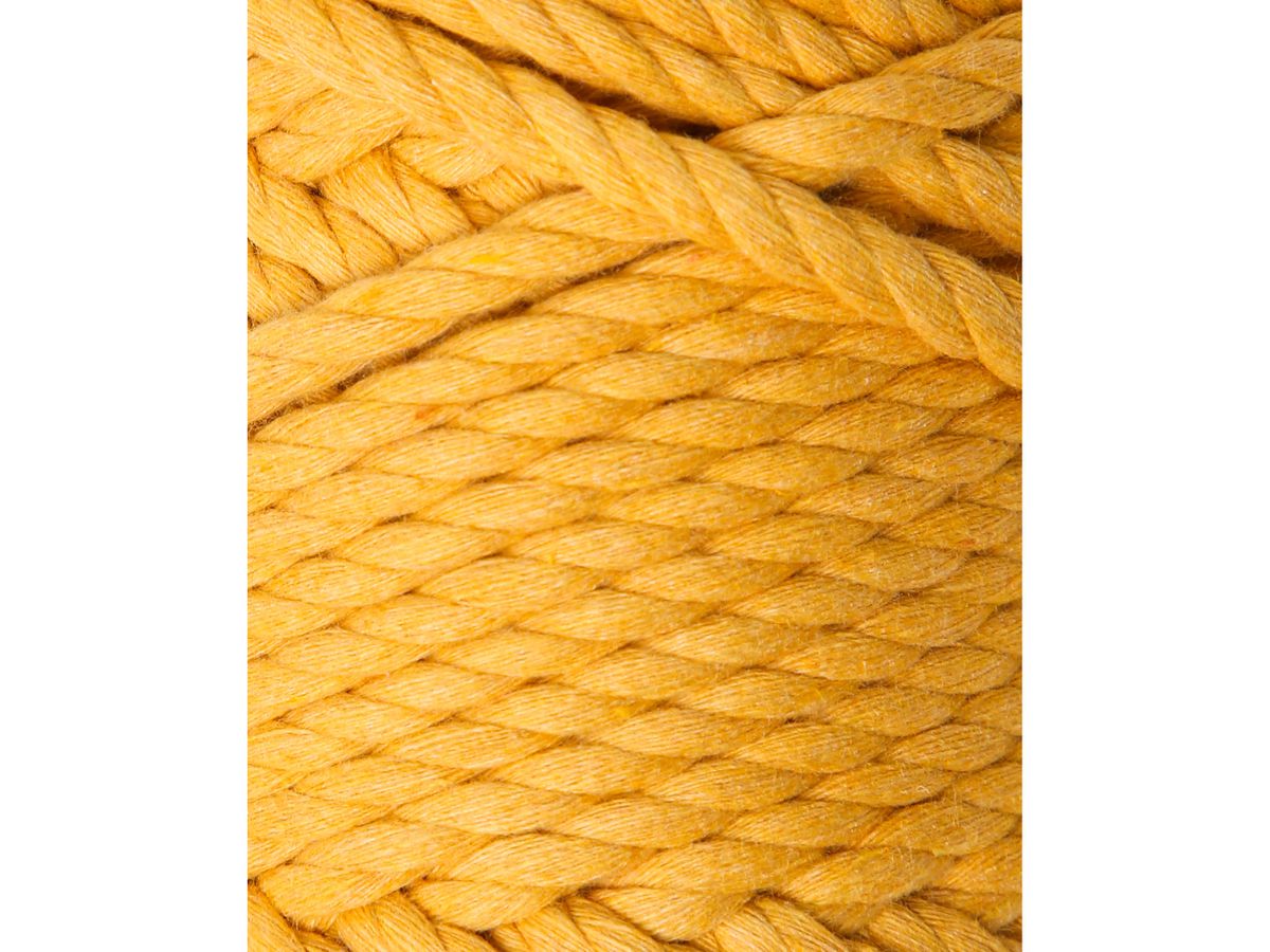 I AM CREATIVE Macrame Rope 6205.1 mustard, 5mm, 330g (7640415811070)