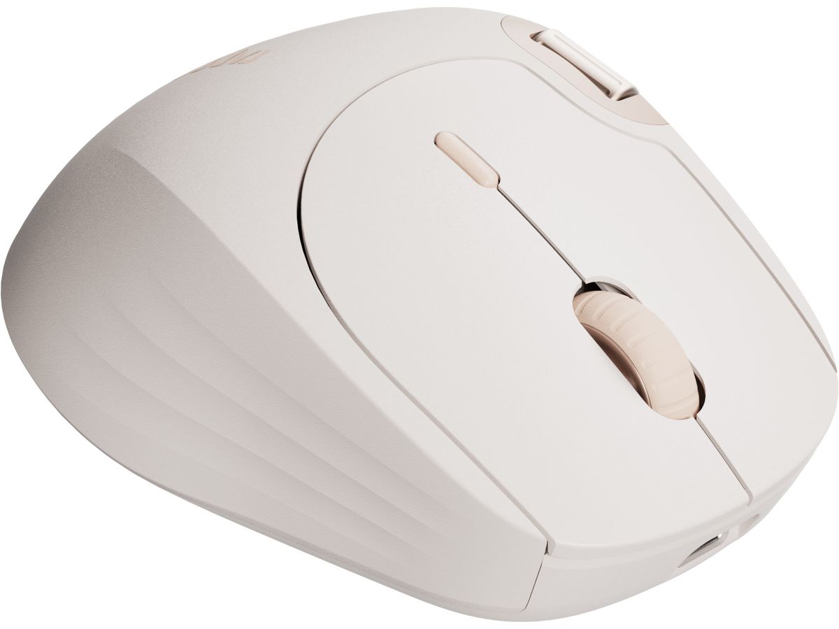 RAPOO MT560 Wirel. Optical Mouse 12535 Multi-Mode Cream (6940056125354)