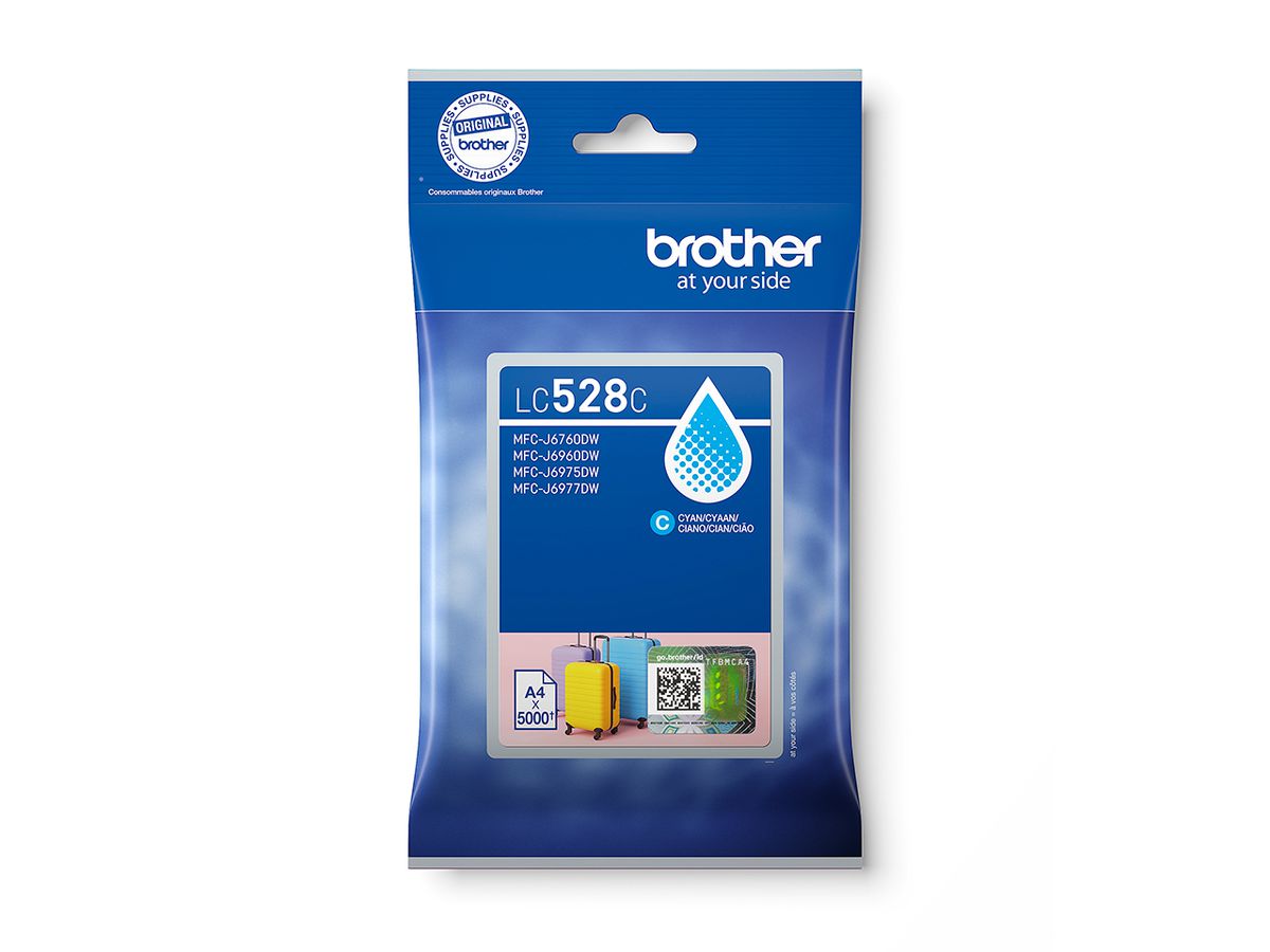 BROTHER Cart. d'inchiostro cyan LC-528C MFC-J6760DW 5000 pagine (4977766842921)