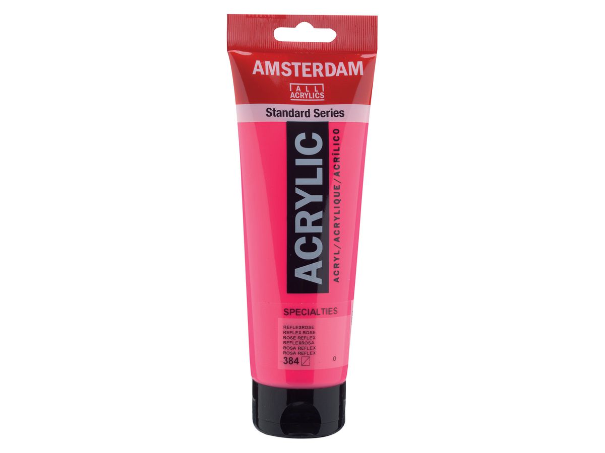 AMSTERDAM Colore acrilici 250ml 17123840 reflex rosa 384 (8712079395056)