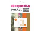 DECOPATCH Carta Pocket Nr. 10 DP010O 5 fogli di 30x40 cm (3609510240103)