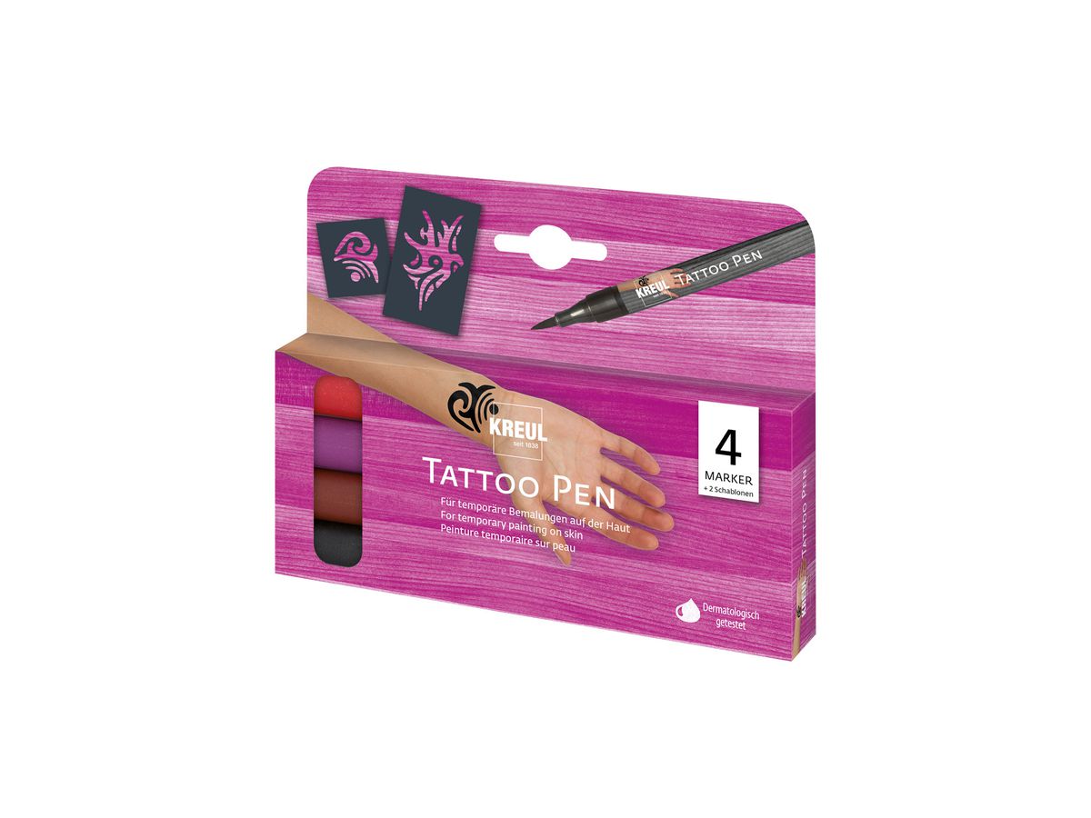 I AM CREATIVE Tattoo Pen Set 62170 Tribals 4er Set (4000798621704)