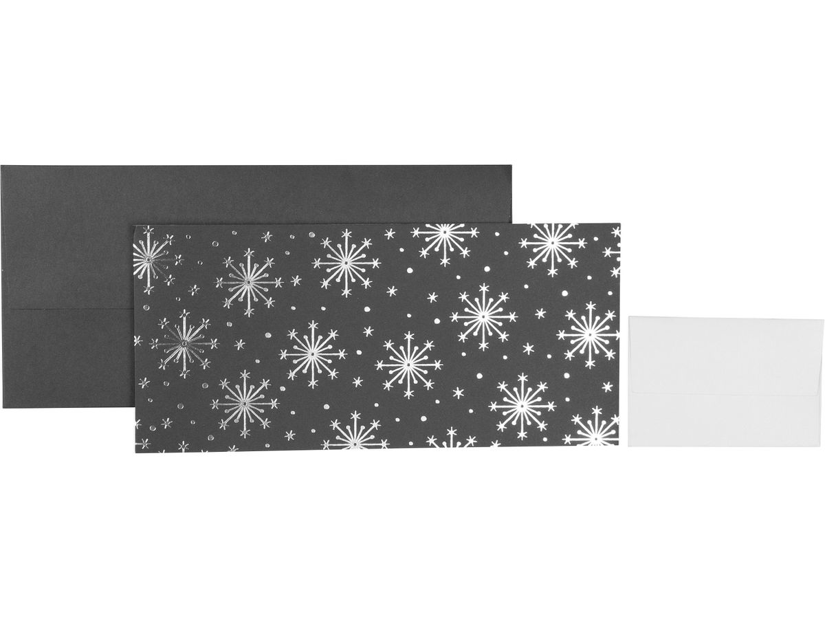 STEWO Geschenkkarte Nieve 2581539267 dunkelgrau 23x11cm (7630050875148)