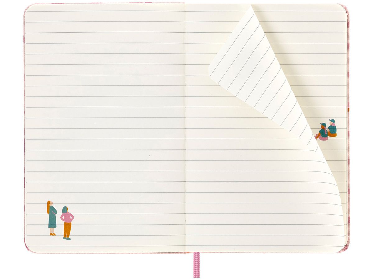 MOLESKINE Carnet SAKURA 9x14cm 56598851458 rosa, ligné, 192 page, HC (8056598851458)