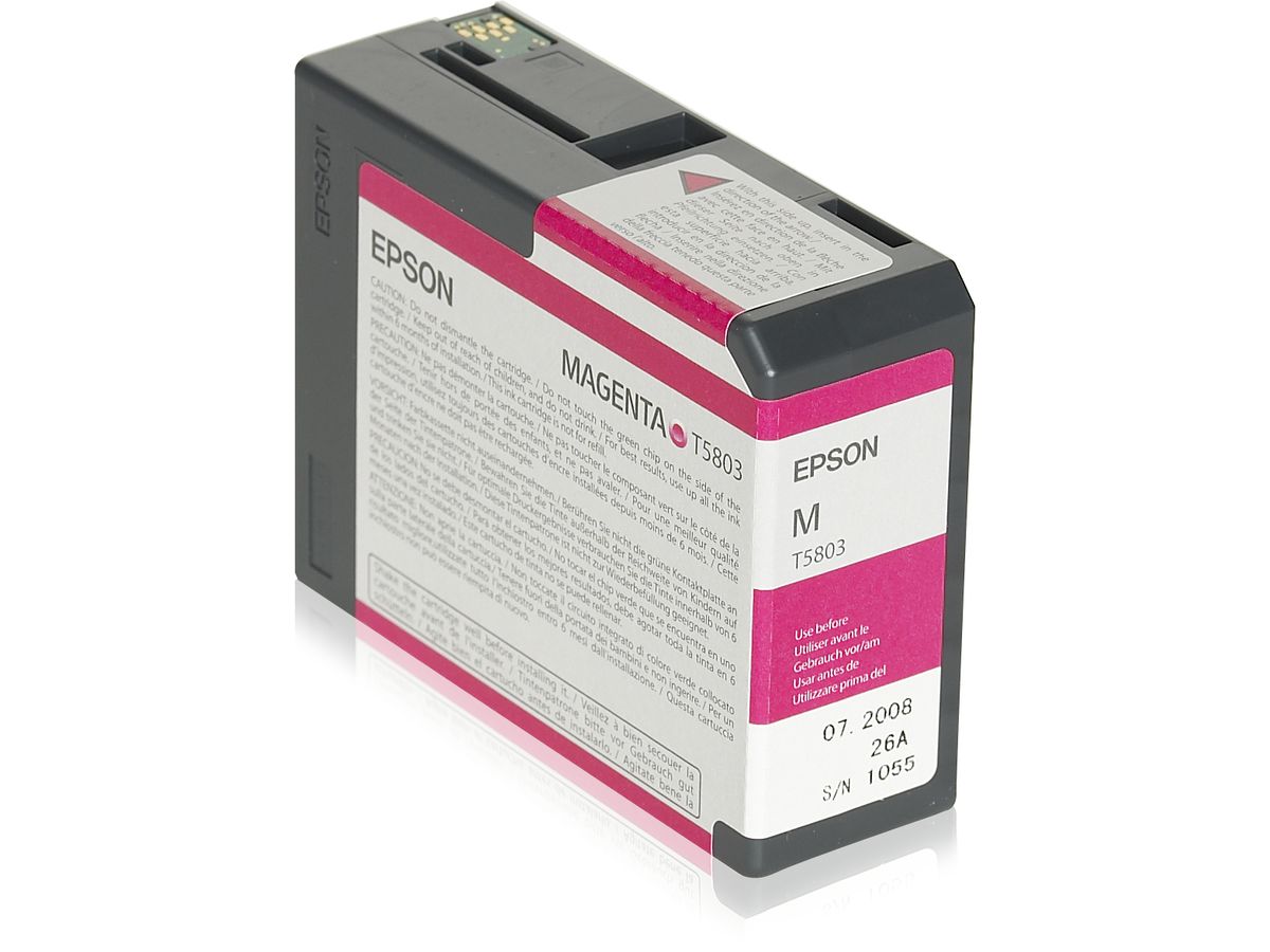 EPSON Tintenpatrone magenta T580300 Stylus Pro 3800 80ml (0010343858794)
