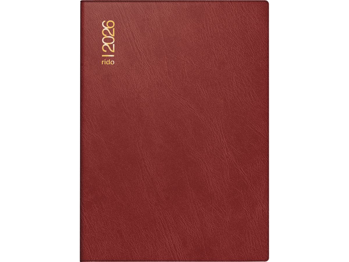 RIDOIDE Technik III PVC 2026 7018242296.26 1G/1P bordeaux TE 10x14cm (4003273790070)