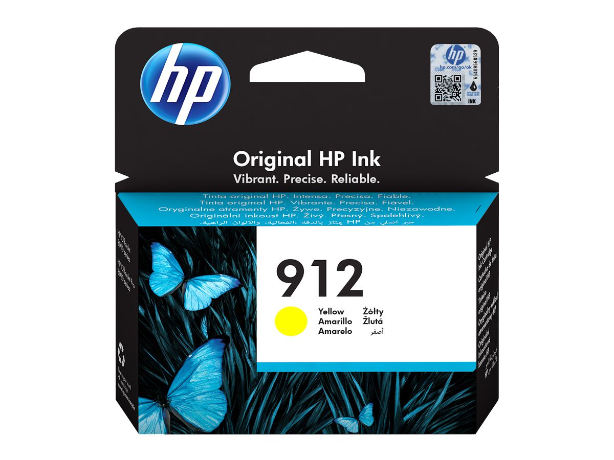 HP Cart. d'encre 912 yellow 3YL79AE OfficeJet 8010/8020 315 p. (0192545866781)