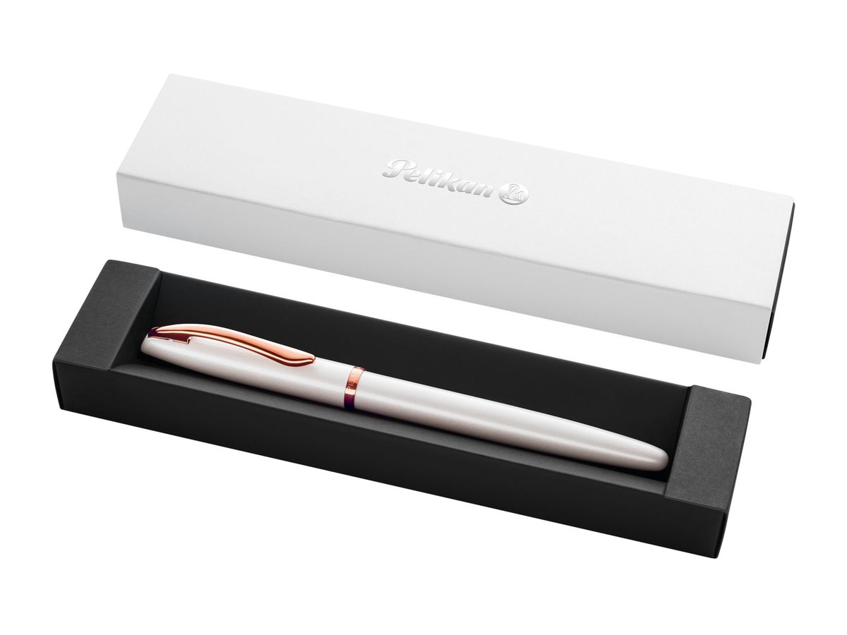 PELIKAN Stylo plume Jazz Noble M 821803 Elegance Pearl (4012700821805)