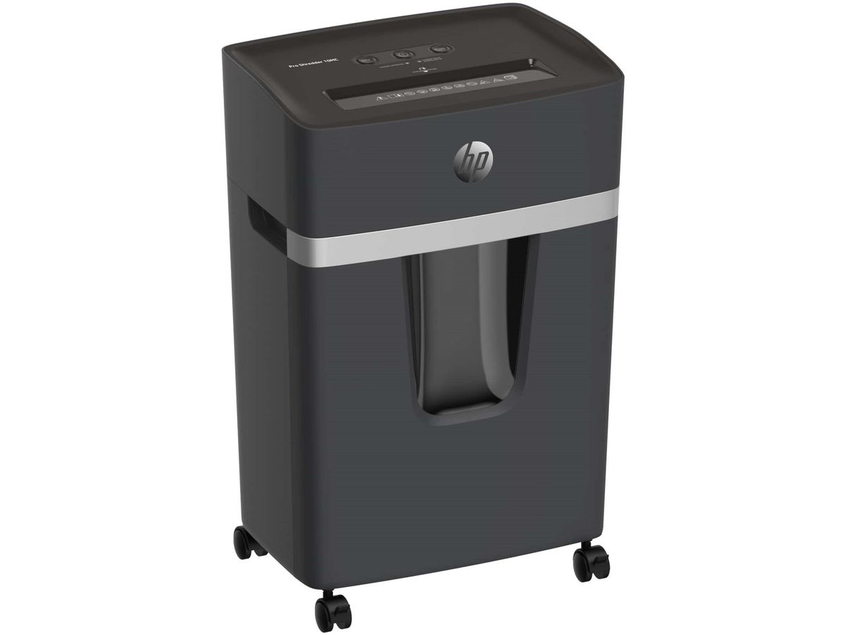 HP Aktenvernichter 10MC 2812 schwarz (4030152028122)
