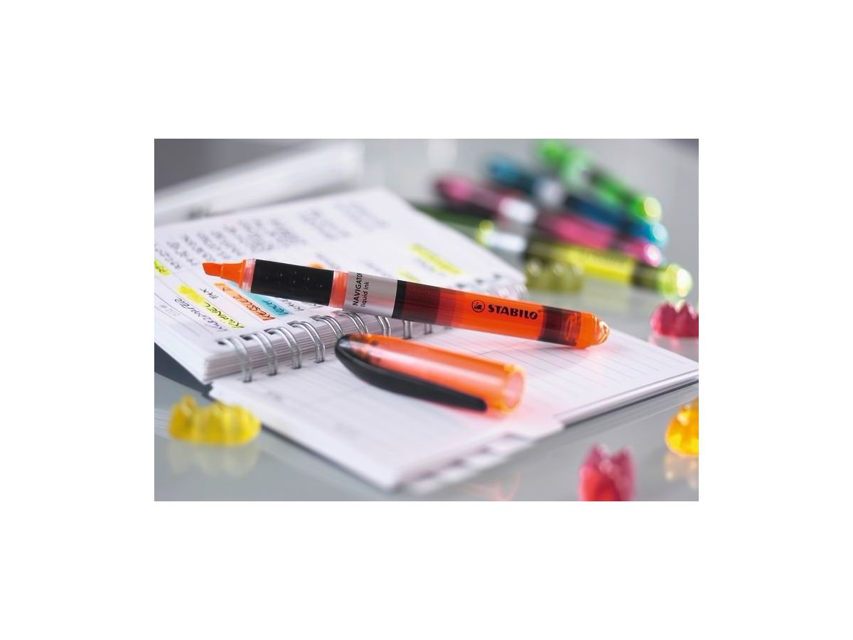 STABILO Textmarker NAVIGATOR 1/3,5mm 545/54 arancione (4006381339834)