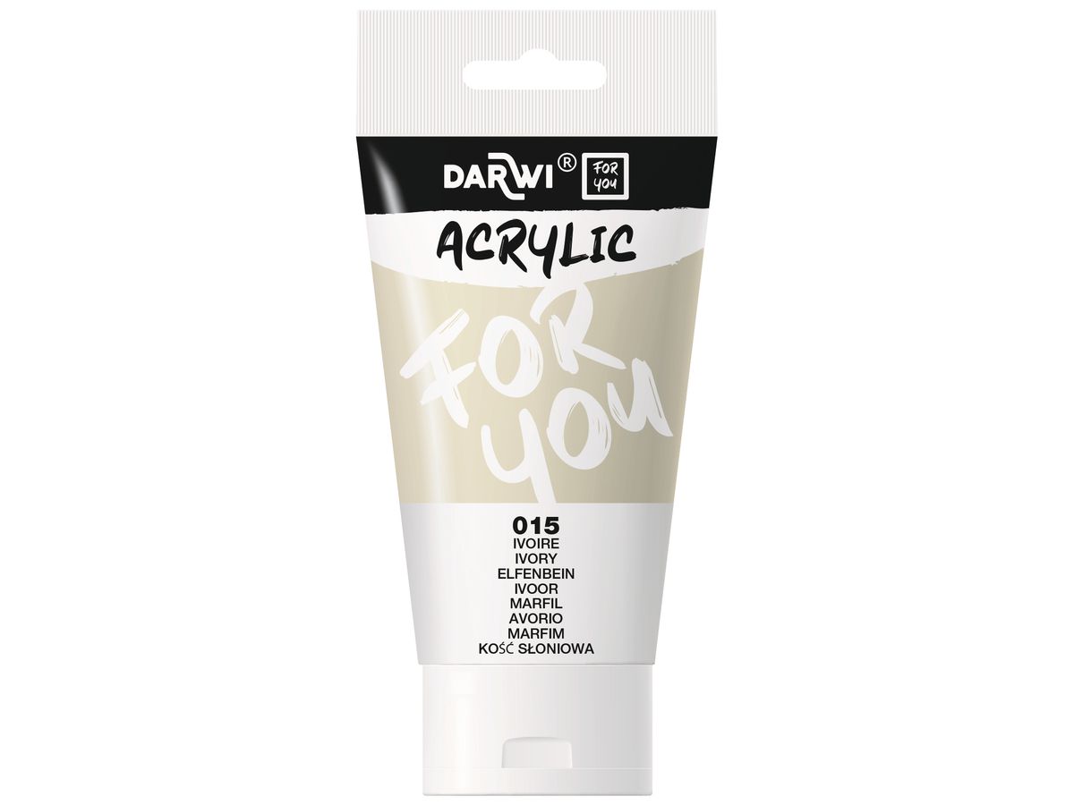 DARWI Acrylfarbe 75ml DF5150075015C Elfenbein (5411711463452)
