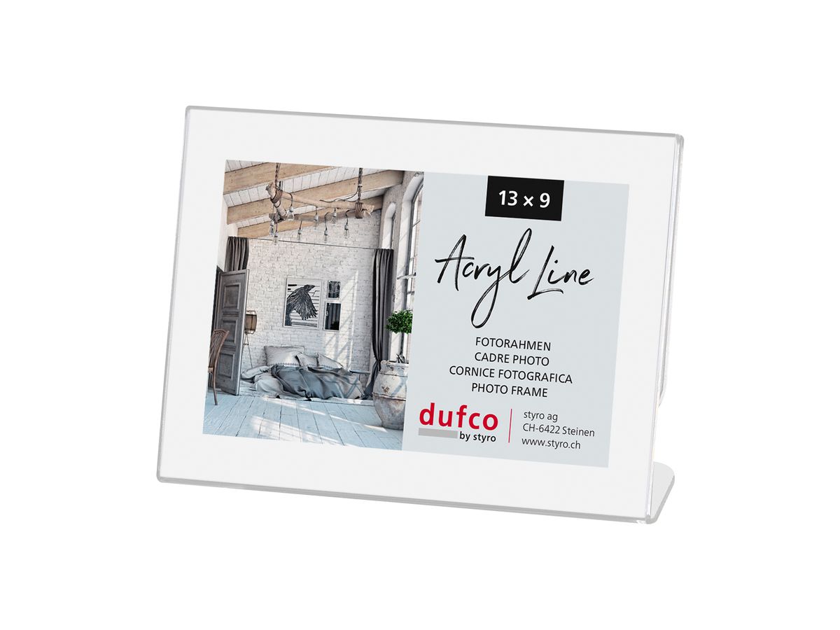 DUFCO Cadre acrylique 9x13cm 1420.00083 quer (8710982501205)