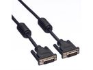 ROLINE DVI Kabel, (24+1) dual link 11.04.5525 Black, ST/ST, 2m (7611990146048)