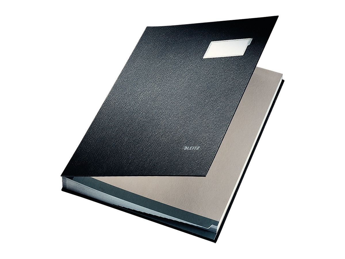 LEITZ Raccoglitore per firme A4 57000095 nero 20 compart. (4002432311477)