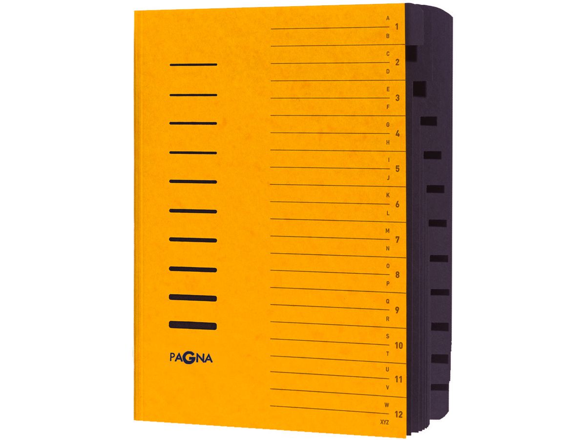 PAGNA Dossier de coll. A4 24122-05 jaune (4013951002203)