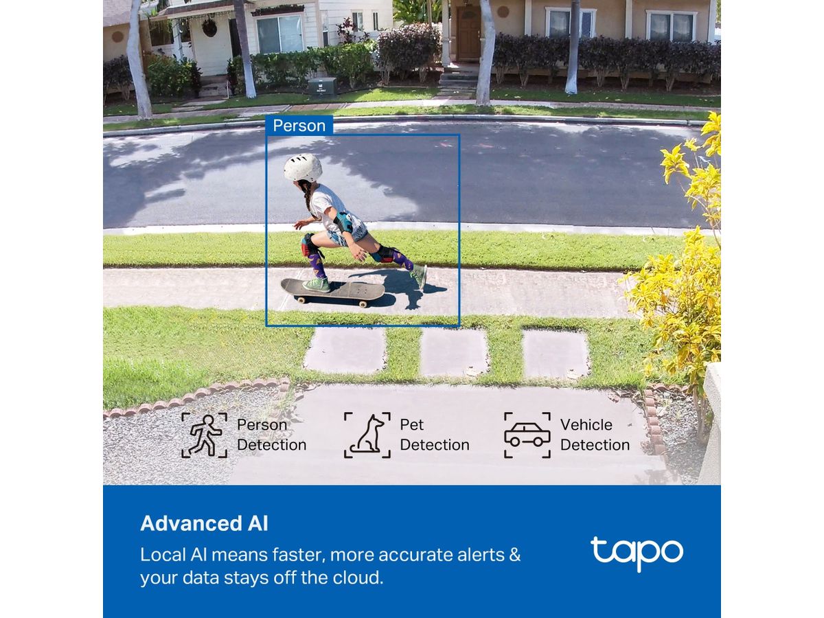 TP-LINK Enhanced AI Solar-Security Cam Tapo C465 4K (8885020629880)