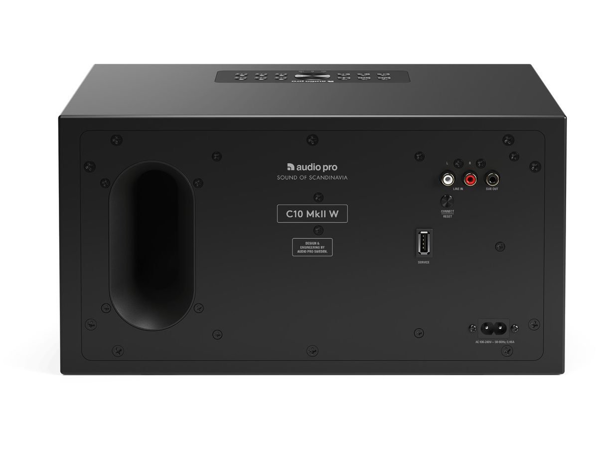 AUDIO PRO C10 MkII W 15300 Multiroom-Speaker, Black (7330117153003)